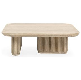 Vander Cream Washed Square Coffee Table