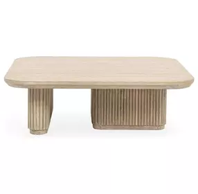 Vander Cream Washed Square Coffee Table