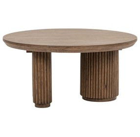 Vander Tawny Brown Round Coffee Table