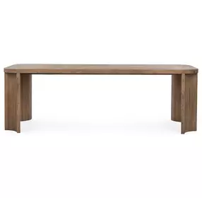 Labelle Tan Oak 92" Rectangular Dining Table