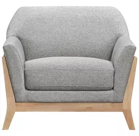 Vaughn Gray Upholstered Lounge Chair