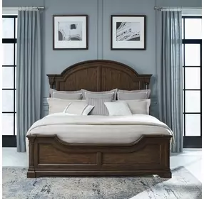 Hampton Road Satin Cherry California King Poster Bed