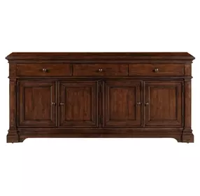 Hampton Road Satin Cherry 74" TV Stand