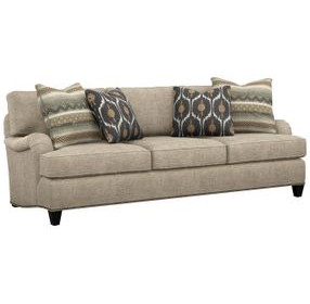 Grady Beige 90" Upholstered Sofa
