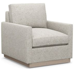 Meadow View Gray Upholstered Swivel Chair