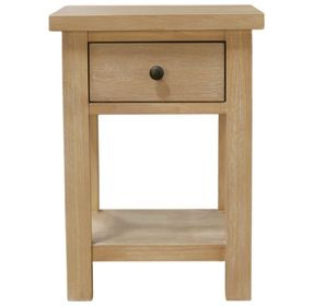 Emilia Natural Rectangular End Table