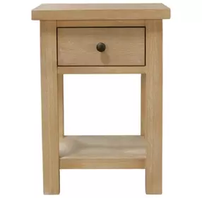 Emilia Natural Rectangular End Table