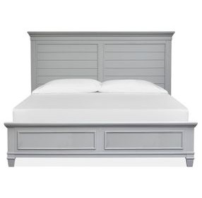 Harborwick Harbor Gray Queen Panel Bed