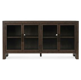 Troy Suede Brown 4 Door Buffet