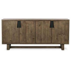 Lyra Smoke Brown 4 Door Buffet