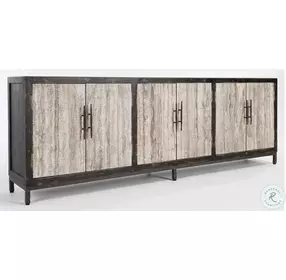 Lisbon Gray 6 Door Sideboard