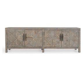 Elani Timeworn Gray 4 Door Buffet