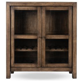 Eli Brown 2 Glass Door Bar Cabinet