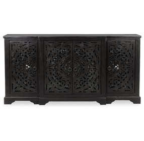 Harmony Harvest Walnut 4 Door Buffet