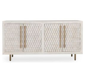 Norwood Coastal White 4 Door Buffet