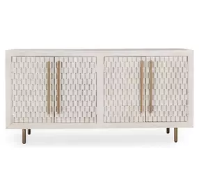 Norwood Coastal White 4 Door Buffet