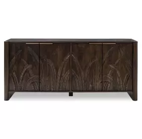 Ledro Dark Brown 4 Door Buffet