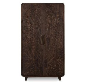 Albero Kona Brown 2 Door Tall Accent Cabinet