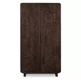 Albero Kona Brown 2 Door Tall Accent Cabinet