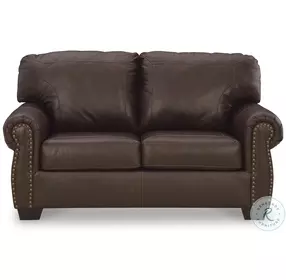 Colleton Dark Brown Loveseat