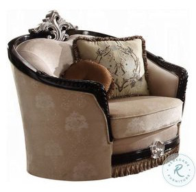 Ernestine Tan and Black Chair