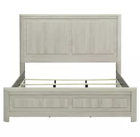 Modern Play Natural White King Panel Bed
