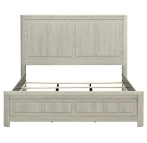 Modern Play Natural White Queen Panel Bed