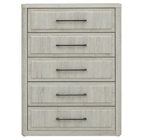 Modern Play Natural White 5 Drawer Chest