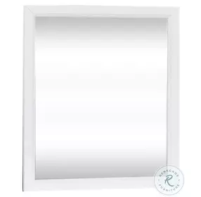 Cottage View White Mirror