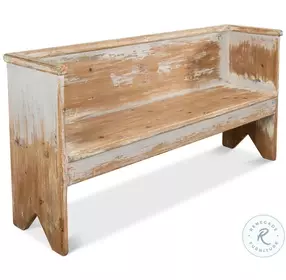 Beach House Gray Bench