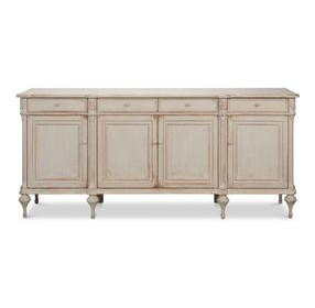 Lilac White 4 Door Sideboard