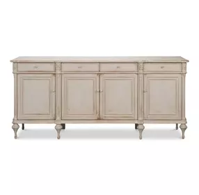 Lilac White 4 Door Sideboard