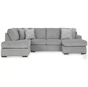 Casselbury Cement 2 Piece LAF Chaise Sectional