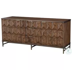Trig Mahogany TV Stand