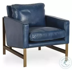 Chazzie Blue Club Chair