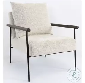 Cohen White Accent Chair