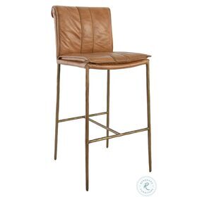 Mayer Tan Leather 30" Bar Stool