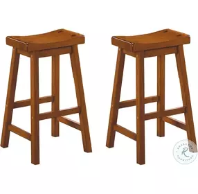 Saddleback Oak 29" Pub Height Stool Set of 2