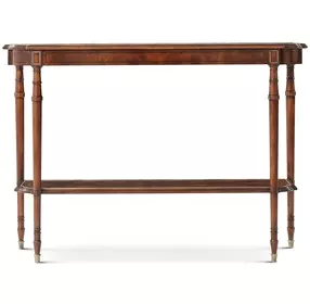English Cabinet Maker Grosvenor and Gold Rectangular Jermyn Console Table