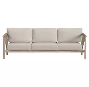 Leo Taupe 87" Outdoor Sofa