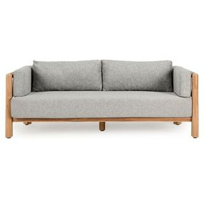 Aston Gray 82" Outdoor Sofa