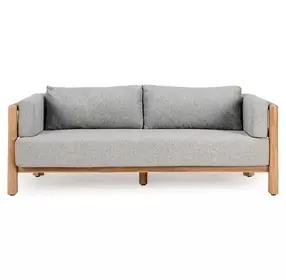 Aston Gray 82" Outdoor Sofa