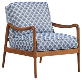 Leblanc Blue Upholstered Chair