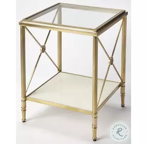 Taren Gold End Table