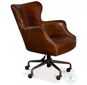 Andrew Vintage Cigar Jackson Desk Chair