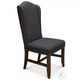 53174 Black High Back Dining Chair Set of 2