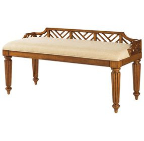 Island Estate Plantain Upholstered 58" Bed Bench
