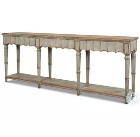 Chantal Natural And Sage Console Table