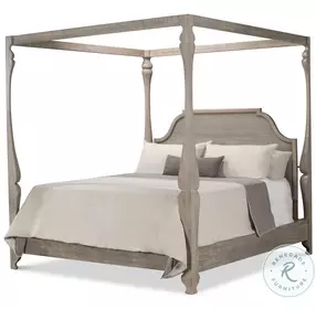 Madeline Moonskin King Canopy Bed