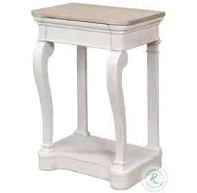 Betto Bungalow White 1 Drawer Nightstand